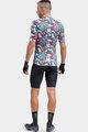 ALÉ Kolesarski dres s kratkimi rokavi - PR-R TATTOO - oranžna/rožnata/črna/bela/rdeča