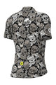 ALÉ Kolesarski dres s kratkimi rokavi - MEXICO - siva/črna/bela
