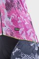 ALÉ Kolesarski dres s kratkimi rokavi - PR-R AMAZZONIA LADY - bela/rožnata