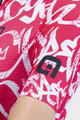 ALÉ Kolesarski dres s kratkimi rokavi - ALÉ SOLID RIDE LADY - bela/rdeča