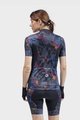 ALÉ Kolesarski dres s kratkimi rokavi - SOLID CHIOS LADY - siva/modra/rumena/rožnata