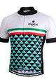 BIANCHI MILANO Kolesarski dres s kratkimi rokavi - CODIGORO - bela