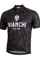BIANCHI MILANO Kolesarski dres s kratkimi rokavi - PRIOLO MTB - črna