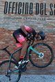 BIANCHI MILANO Kolesarski dres s kratkimi rokavi - PEDASO - rožnata/črna