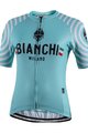 BIANCHI MILANO Kolesarski dres s kratkimi rokavi - ALTANA LADY - svetlo modra