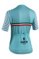 BIANCHI MILANO Kolesarski dres s kratkimi rokavi - ALTANA LADY - svetlo modra
