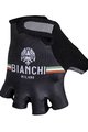 BIANCHI MILANO Kolesarske rokavice s kratkimi prsti - ENAS - črna