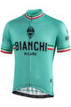 BIANCHI MILANO Kolesarski dres s kratkimi rokavi - ISALLE - modra
