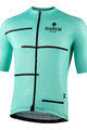 BIANCHI MILANO Kolesarski dres s kratkimi rokavi - DISUERI - svetlo modra