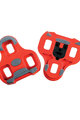 LOOK ploščice za pedala - KEO GRIP - rdeča
