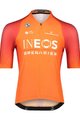BIORACER Kolesarski dres s kratkimi rokavi - INEOS GRENADIERS '22 - oranžna/rdeča