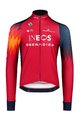 BIORACER Kolesarska  podaljšana jakna - INEOS GRENADIERS 2023 ICON TEMPEST RACE - modra/rdeča