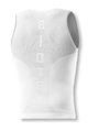 BIOTEX Kolesarska majica brez rokavov - SUN - bela