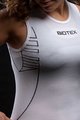 BIOTEX Kolesarska  majica brez rokavov - SEAMLESS - bela