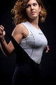 BIOTEX Kolesarska  majica brez rokavov - SEAMLESS - bela