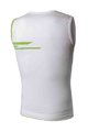 BIOTEX Kolesarska majica brez rokavov - IMPACT - bela/zelena