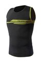 BIOTEX Kolesarska majica brez rokavov - IMPACT - zelena/črna