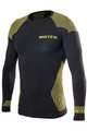 BIOTEX Kolesarska  majica z dolgimi rokavi - SEAMLESS - rumena/črna
