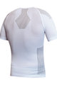 BIOTEX Kolesarska  majica s kratkimi rokavi - BIOFLEX RAGLAN - bela/siva