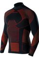 BIOTEX Kolesarska  majica z dolgimi rokavi - ICEBREAK - rdeča/črna