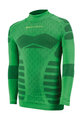 BIOTEX Kolesarska  majica z dolgimi rokavi - WARM EFFECT JUNIIOR - zelena