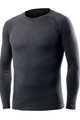 BIOTEX Kolesarska  majica z dolgimi rokavi - CALORE MERINO - siva