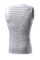 BIOTEX Kolesarska  majica brez rokavov - CANOTTA + CARBON - bela