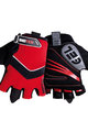 BIOTEX Kolesarske rokavice s kratkimi prsti - SUMMER - rdeča/črna