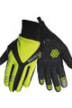 BIOTEX Kolesarske  rokavice z dolgimi prsti - ARTIC GEL - črna/rumena