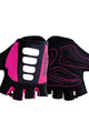 BIOTEX Kolesarske rokavice s kratkimi prsti - MESH RACE  - črna/rožnata