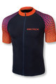 BIOTEX Kolesarski dres s kratkimi rokavi - SMART - oranžna/črna