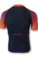 BIOTEX Kolesarski dres s kratkimi rokavi - SMART - oranžna/črna