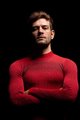 BIOTEX Kolesarska  majica z dolgimi rokavi - 3D TURTLENECK - rdeča