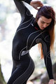 BIOTEX Kolesarska  majica z dolgimi rokavi - TURTLENECK LADY - črna