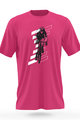 NU. BY HOLOKOLO Kolesarska  majica s kratkimi rokavi - GIRO II - rožnata