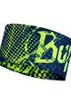 BUFF Kolesarski trak za lase - COOLNET UV+® WIDE - rumena/modra