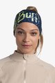 BUFF Kolesarski trak za lase - COOLNET UV+® WIDE - rumena/modra