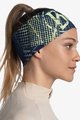 BUFF Kolesarski trak za lase - COOLNET UV+® WIDE - rumena/modra