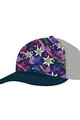 BUFF Kolesarska kapa - TRUCKER FLOWERS - rožnata/modra/vijolična