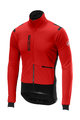 CASTELLI Kolesarska  podaljšana jakna - ALPHA ROS - rdeča/črna