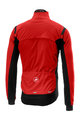 CASTELLI Kolesarska  podaljšana jakna - ALPHA ROS - rdeča/črna