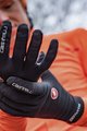 CASTELLI Kolesarske  rokavice z dolgimi prsti - PERFETTO RoS - črna