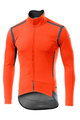 CASTELLI Kolesarska  podaljšana jakna - PERFETTO ROS - oranžna