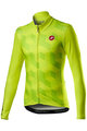 CASTELLI Kolesarski dres z dolgimi rokavi zimski - CUBI LONG - rumena