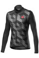 CASTELLI Kolesarski dres z dolgimi rokavi zimski - CUBI LONG - črna/siva