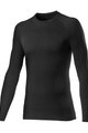 CASTELLI Kolesarska  majica z dolgimi rokavi - CORE SEAMLESS - črna