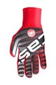 CASTELLI Kolesarske  rokavice z dolgimi prsti - DILUVIO C - rdeča