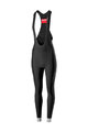 CASTELLI Kolesarske dolge hlače z naramnicami - TUTTO NANO LADY WNT - črna