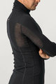 CASTELLI Kolesarska  majica z dolgimi rokavi - FLANDERS WARM NECK - črna