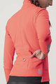 CASTELLI Kolesarska  podaljšana jakna - DINAMICA LADY WINTER - rožnata